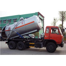 Caminhão da sucção da água de esgoto do vácuo do chassi de 6 * 4 Dongfeng para a exportação
